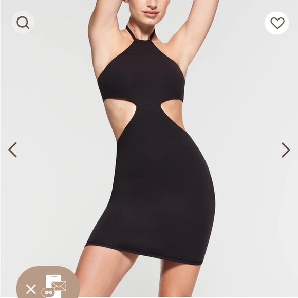 Fits everybody cut out halter dress in black Sz 3X - Picture 7 of 8